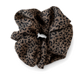 Vintage Leopard Print Ruffled Hair Scrunchies 6W6HSR319