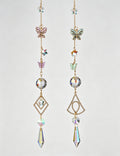 Butterfly Crystal Wind Chime Suncatcher - DippedShop Wholesale - #1011