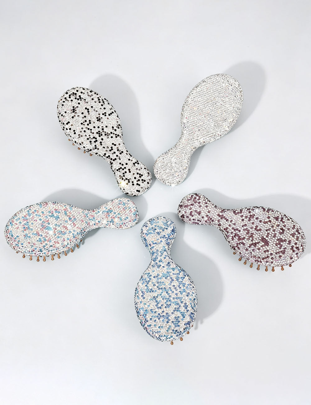 Glitter Rhinestonr Anti-Static Cushion Hair Brush 6C5CB164