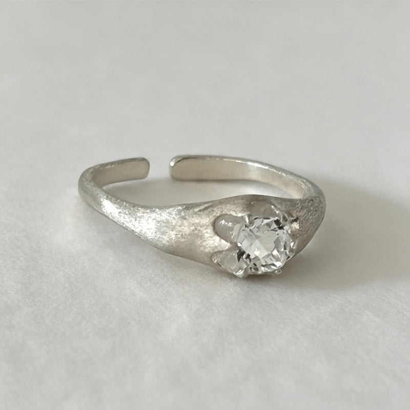 Sparkling Zircon Open Ring - DippedShop Wholesale - #1507
