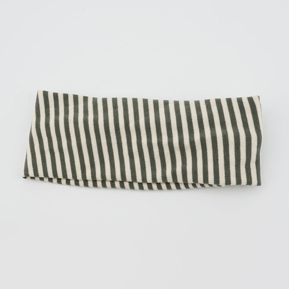 Retro Color Block Striped Wide Headband 6W6HBD408