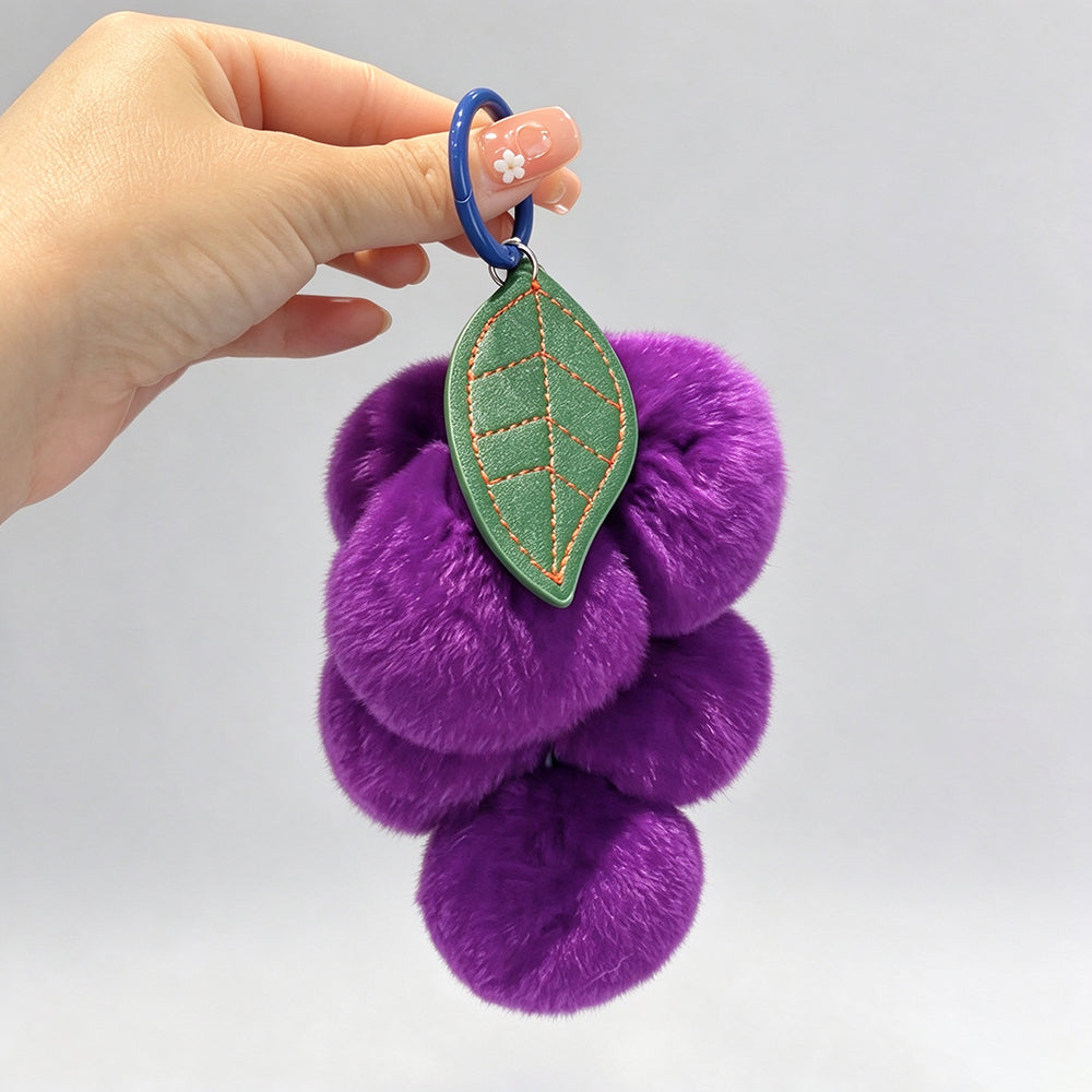 Plush Grape Keychain - DippedShop Wholesale - #0979