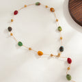 Resin Bead Long Necklace - DippedShop Wholesale - #7811