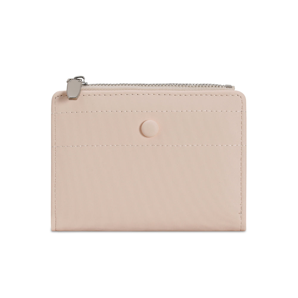 Minimalist Pastel Leather Short Bifold Wallet 6W10BWB360
