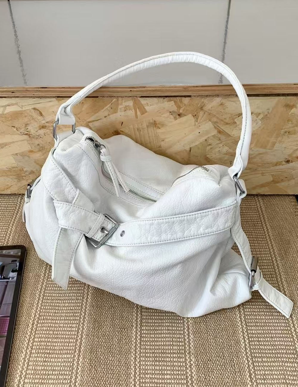 Vintage Leather Shoulder Bag - DippedShop Wholesale - #7315