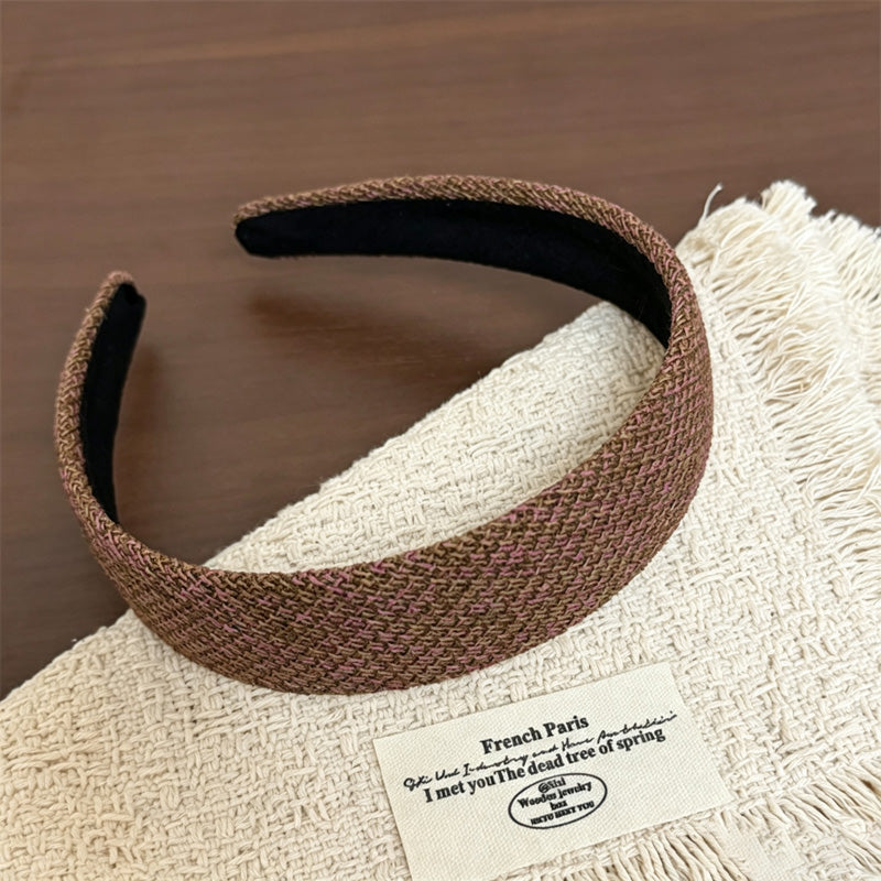 Simple Solid Color Non-Slip Wide Headband 6W6HBD330