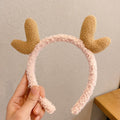 Reindeer Antler Plush Headband - DippedShop Wholesale - #5491