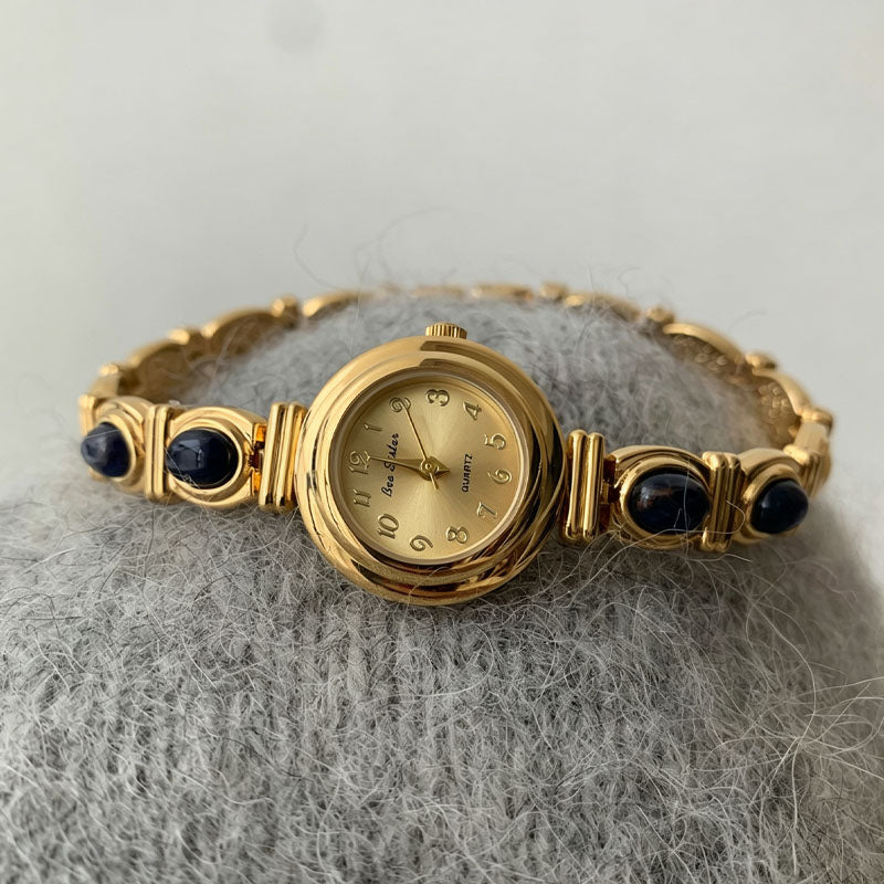 Vintage Round Dial Quartz Watch - DippedShop Wholesale - #2451