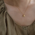 Minimalist Gold Plated Star Pendant Choker Necklace 6W6JNC1076