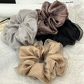 Simple Solid Color Organza Hair Scrunchies 6W6HSR350