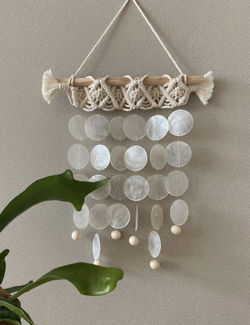 Handmade Natural Shell Hanging Wind Chime 6H7HLS221
