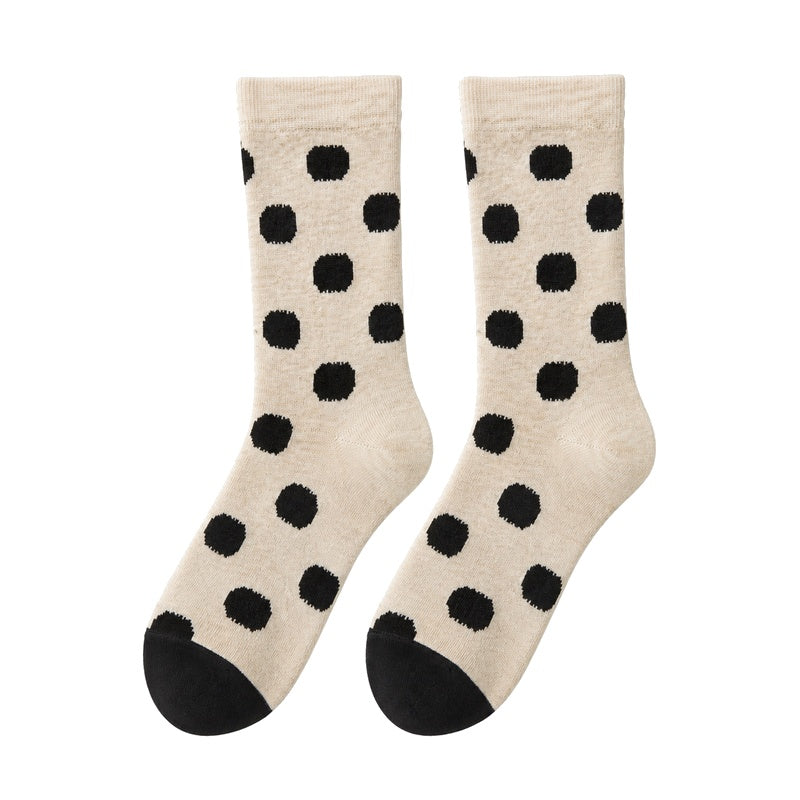 Polka Dot Crew Socks - DippedShop Wholesale - #4659