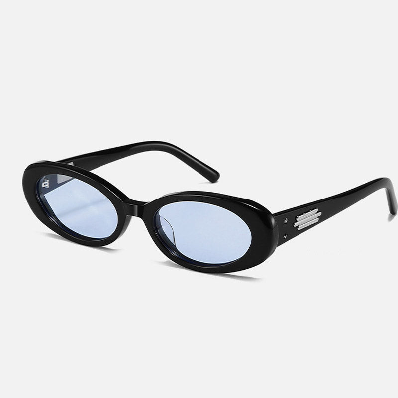 Chic Oval Frame Polarized Sunglasses MK2PPIM6W6GSG211