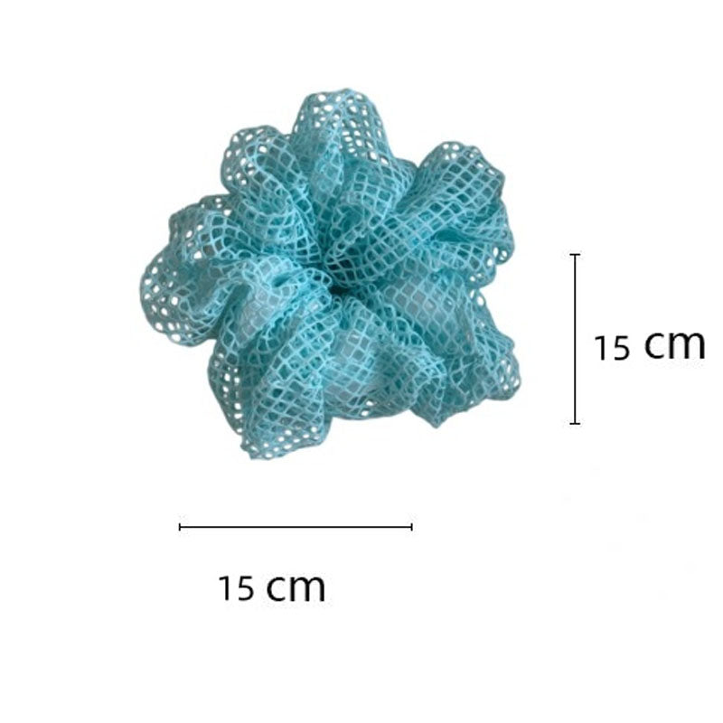 Simple Solid Color Hollow Elastic Hair Scrunchies MK2BW6W6HSR91