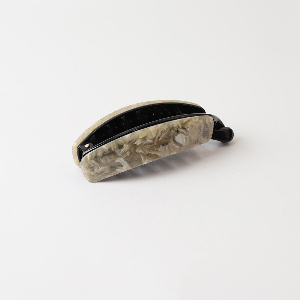 Vintage Leopard Pattern Acetate Banana Hair Clip 8AS6HCP391L