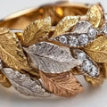 Maple Leaf Statement Ring - DippedShop Wholesale - #7507