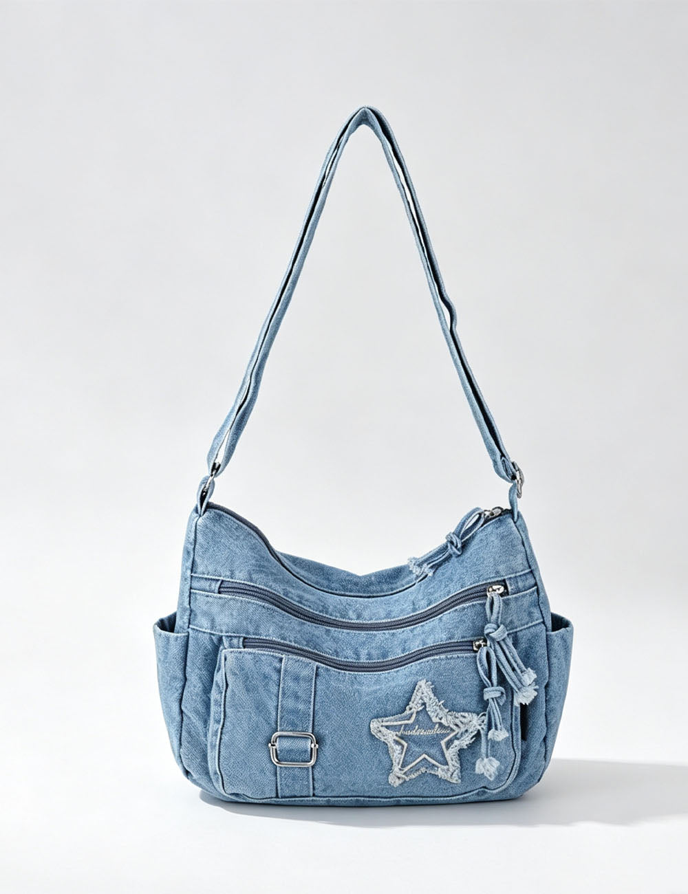 Denim Shoulder Bag - DippedShop Wholesale - #5235