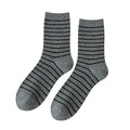 Winter Color Contrast Striped Warm Scrunch Socks 6W8FSO677