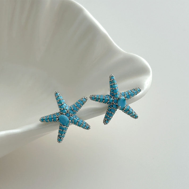 Starfish Stud Earrings - DippedShop Wholesale - #9443