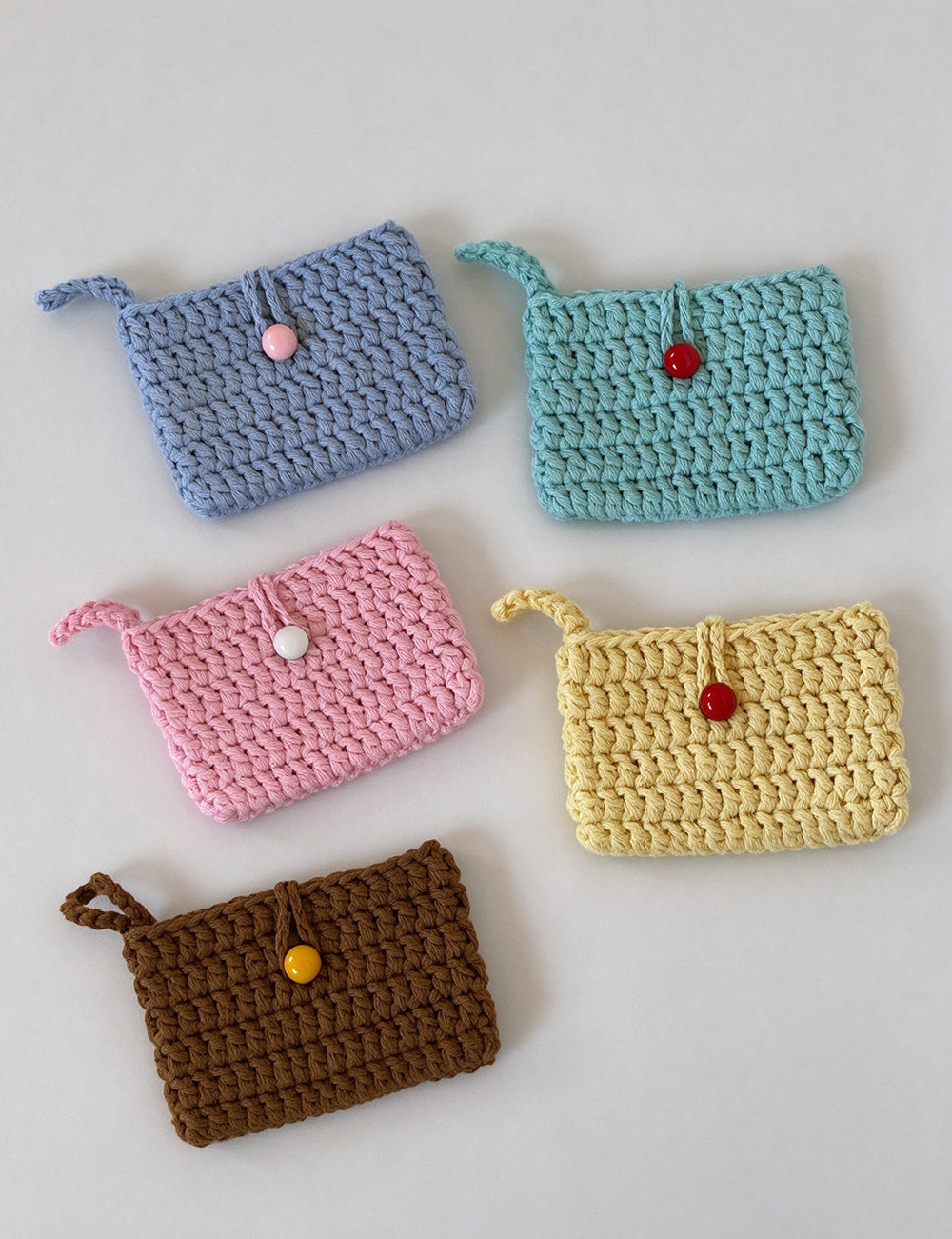 Crochet Mini Coin Purse - DippedShop Wholesale - #8051