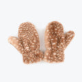 Cute Elk Spotted Plush Warm Mitten Gloves 6W6GLO75