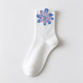Floral Print Mid-Calf Socks - DippedShop Wholesale - #3395