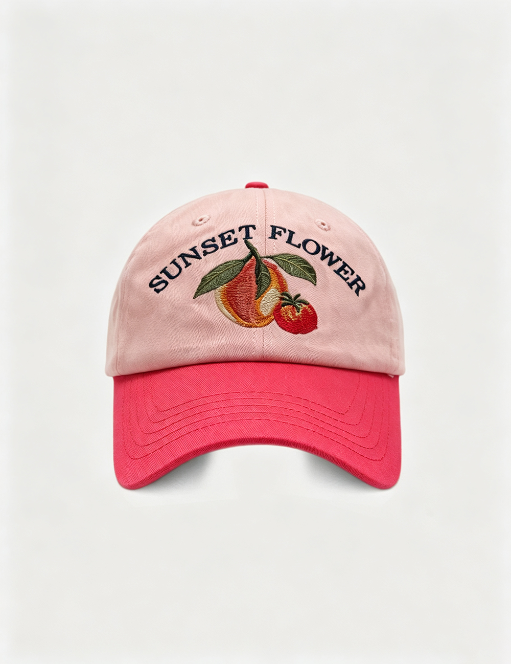 Color Block Litchi Embroideried Lightweight Baseball Caps MK2COW6W6HAT203