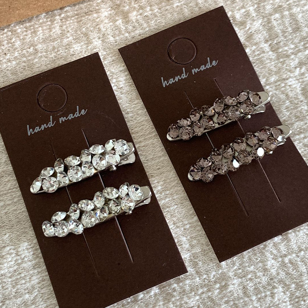 Rhinestone Hair Clips - DippedShop Wholesale - #9507