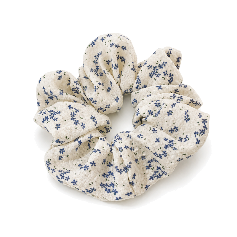 Sweet Floral Print Ruffled Elastic Scrunchies 6W6HSR340