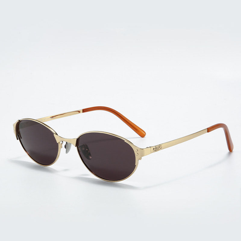 Stylish Oval Frame UV Protection Sunglasses MK2PPIM6W6GSG221