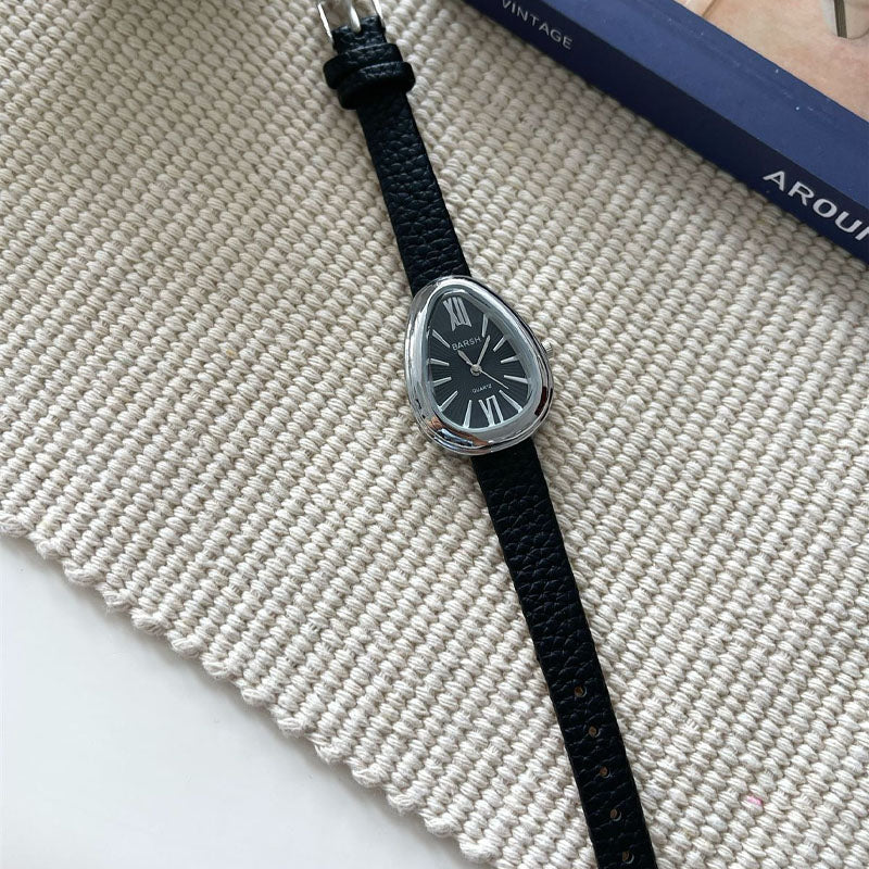 Snake Dial Leather Watch - DippedShop Wholesale - #9763