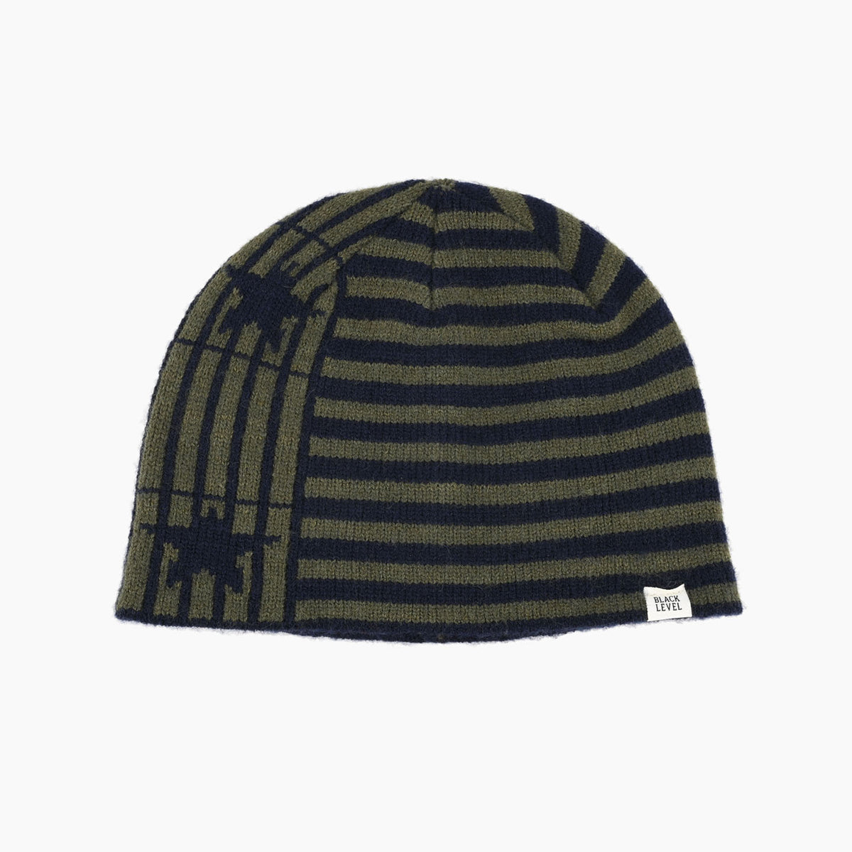 Stylish Striped Star Jacquard Angora Knit Beanie 6W6HAT639