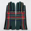 Color Contrast Plaid Touch Screen - DippedShop Wholesale - #0467