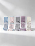 Color Contrast Non-Slip Pilates Yoga Grip Toe Socks 6W8FSO865