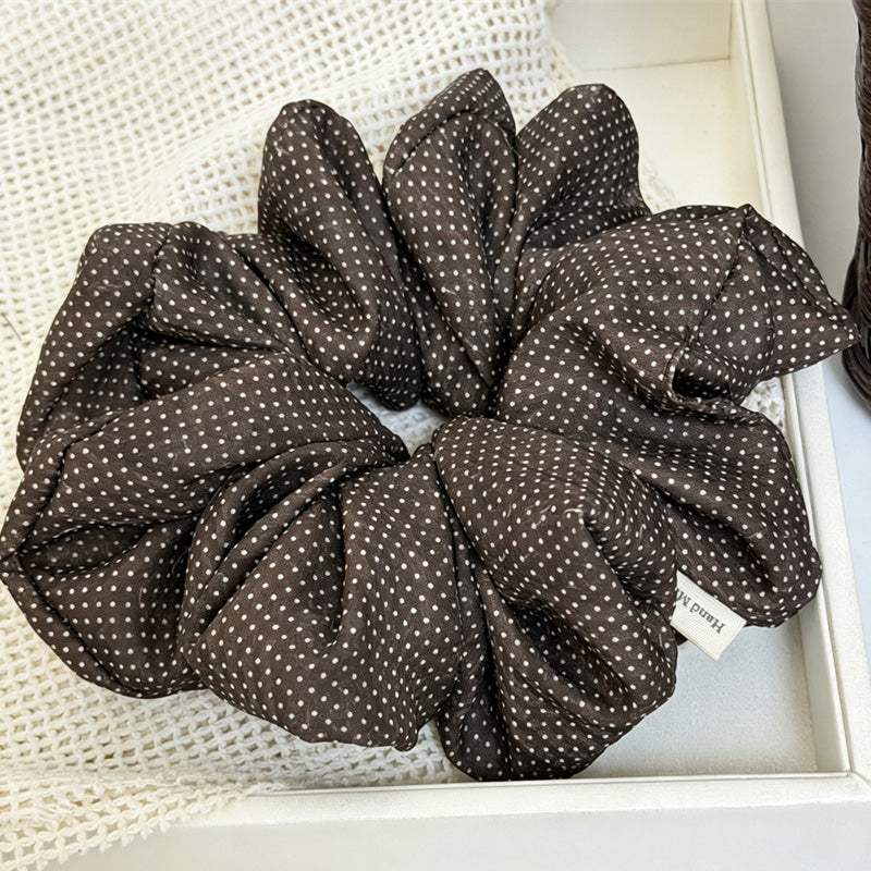 Minimalist Polka Dots Print Elastic Scrunchies 6W6HSR372