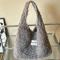 Lamb Wool Underarm Bag - DippedShop Wholesale - #7827