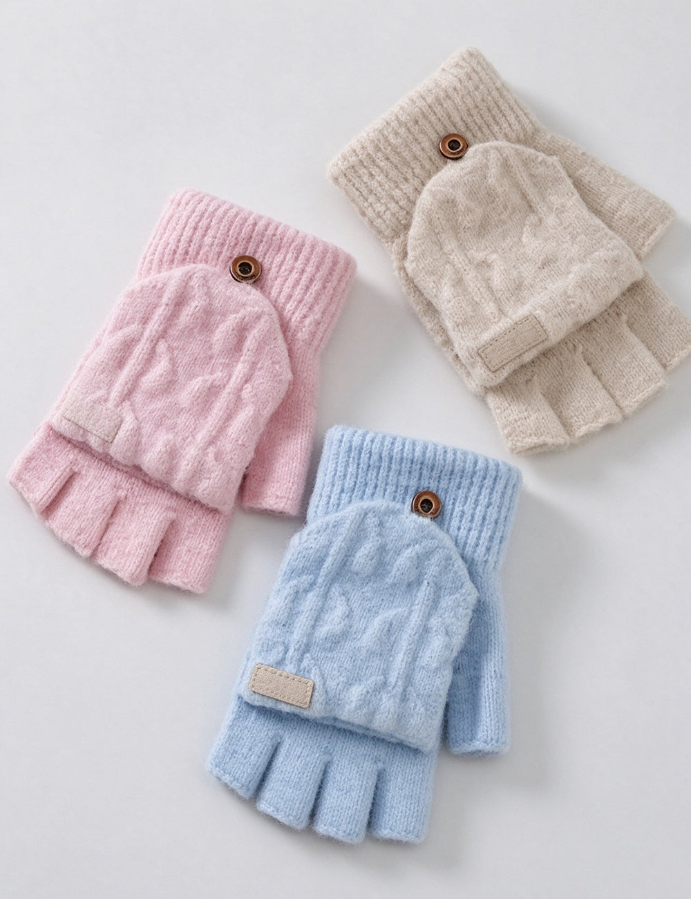 Convertible Fingerless Mittens - DippedShop Wholesale - #8195