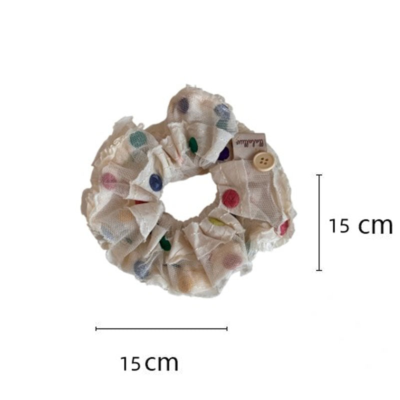 Cute Colorful Polka Dots Stretchy Hair Scrunchies MK2BW6W6HSR90