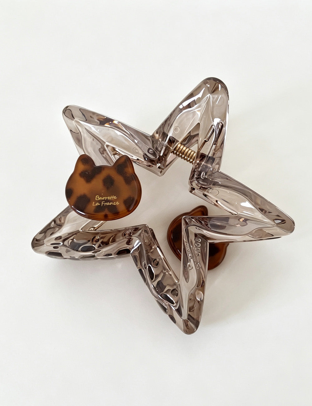 Stylish Leopard Star Resin Hair Claws 6W6HCP1211