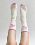 Color Block Jacquard Rib Socks - DippedShop Wholesale - #4643