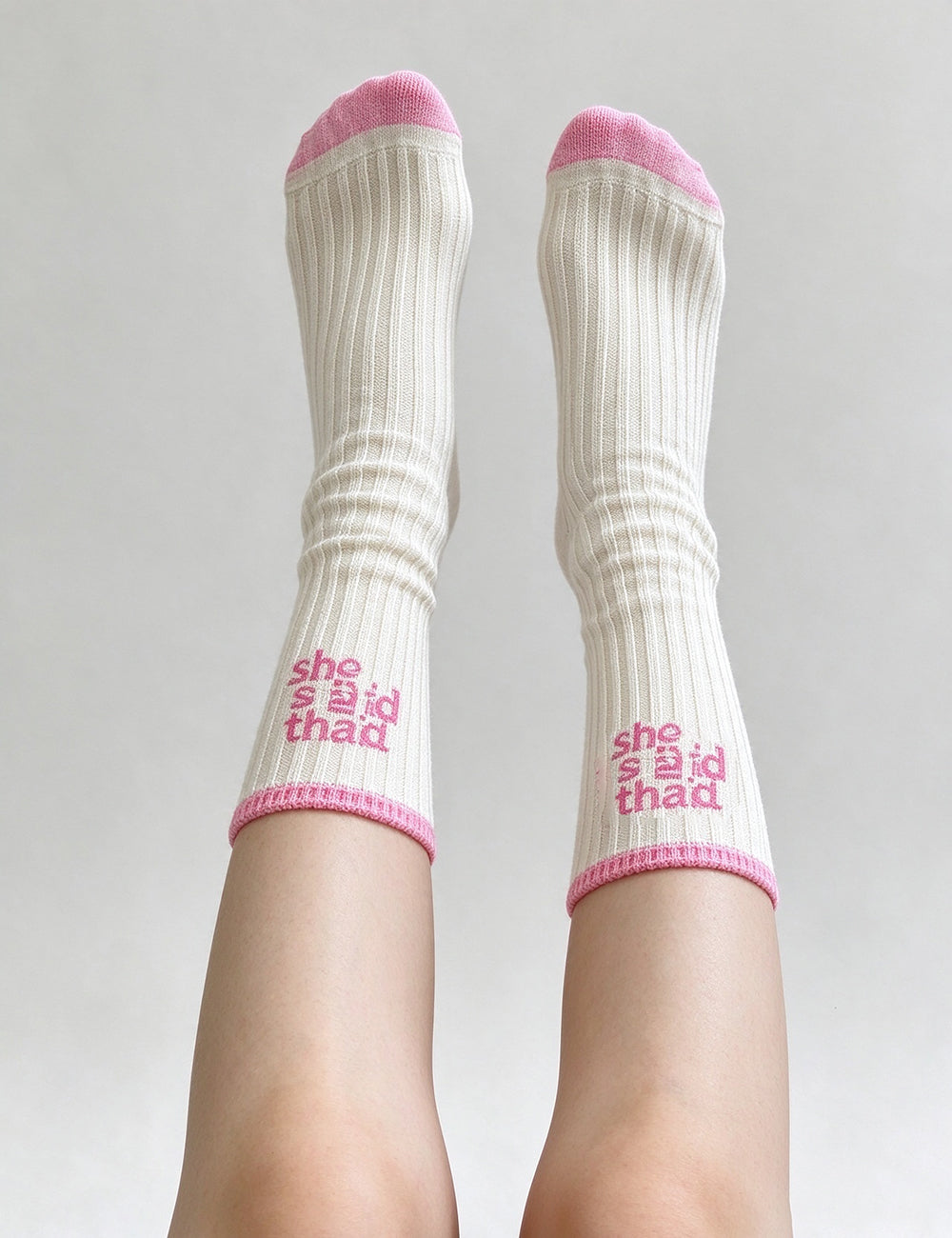 Color Block Jacquard Rib Socks - DippedShop Wholesale - #4643