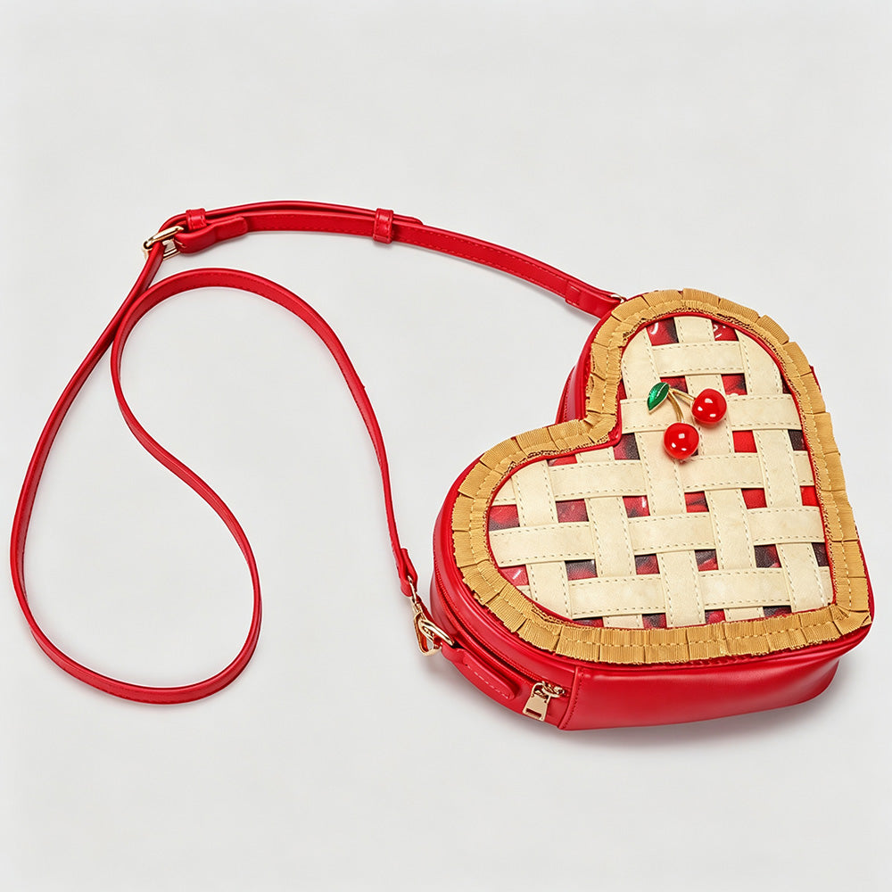 Novelty Heart-Shaped Shoulder Purse Crossbody Bag 6W10BBG2129