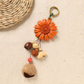 Natural Nut Shell Keychain - DippedShop Wholesale - #9347