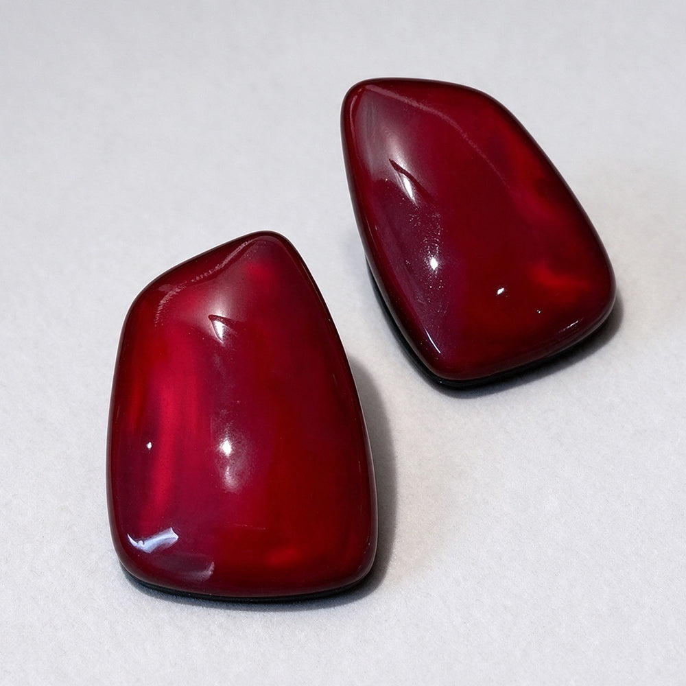 Geometric Enamel Stud Earrings - DippedShop Wholesale - #1411