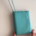 Solid Color Minimalist Card Holder Wallet 6W10BWB309