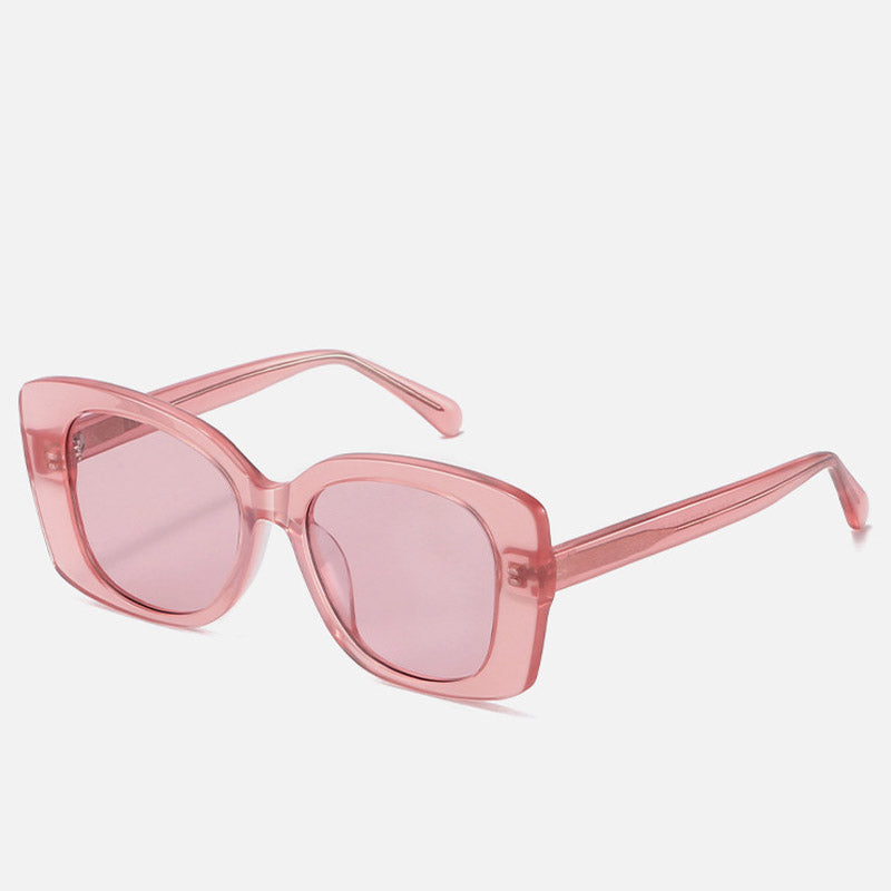 Solid Color Square Frame Acetate Sunglasses MK2PPIM6W6GSG213