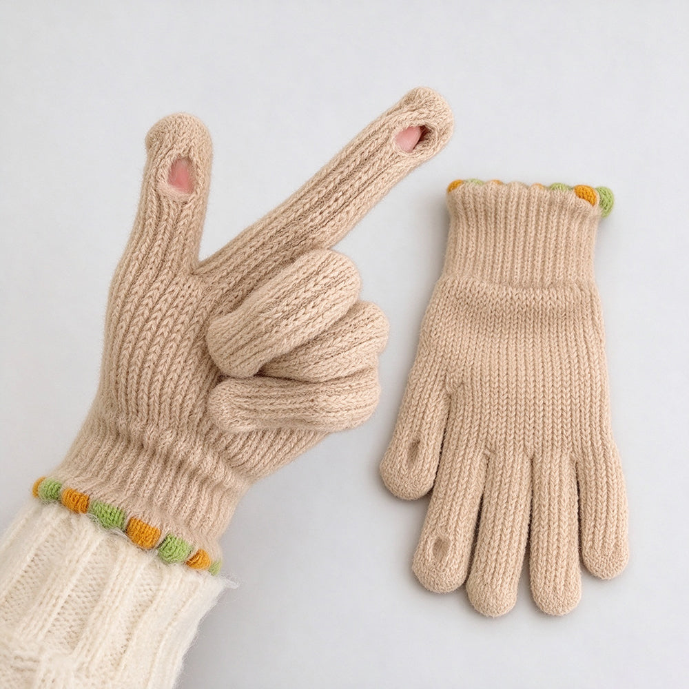 Knit Touch Screen Gloves - DippedShop Wholesale - #0963