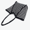 Minimalist Color Block Striped Shoulder Bag 6W10BBG1934