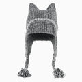 Cute Solid Color Cat Ear Trapper Hat 6W6HAT640