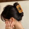 Letter Print Hair Claw - DippedShop Wholesale - #4275